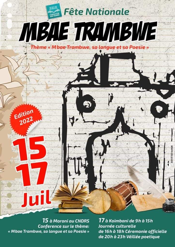 22e édition de la journée Mbae Trambwe : « Mbae Trambwe, sa langue et sa poésie »
