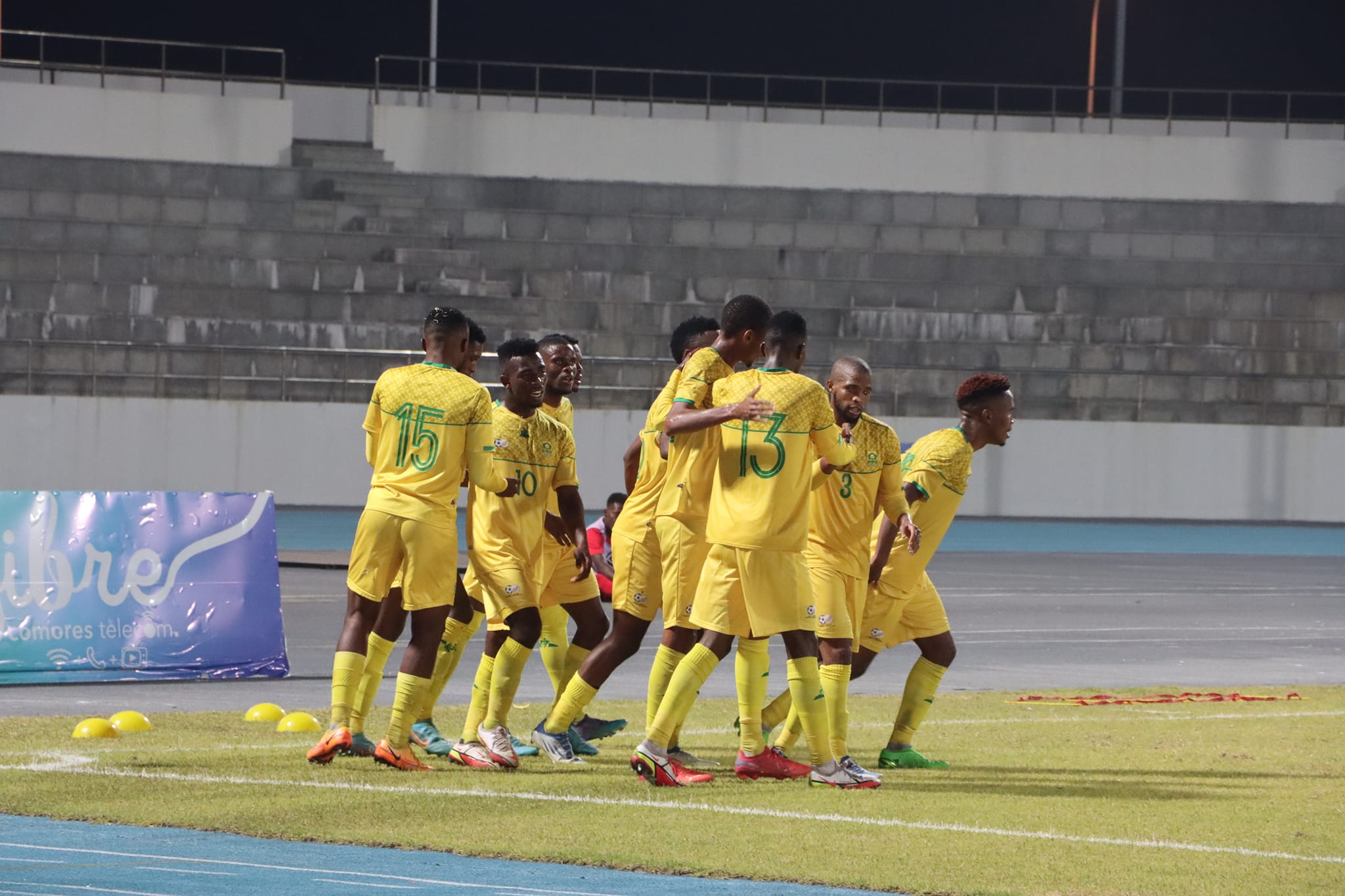 image Eliminatoires CHAN 2023:  Sans forcer les Bafana-Bafana assurent l'essentiel