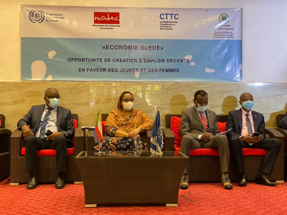 L’économie bleue pour des emplois décents dans le secteur de la pêche