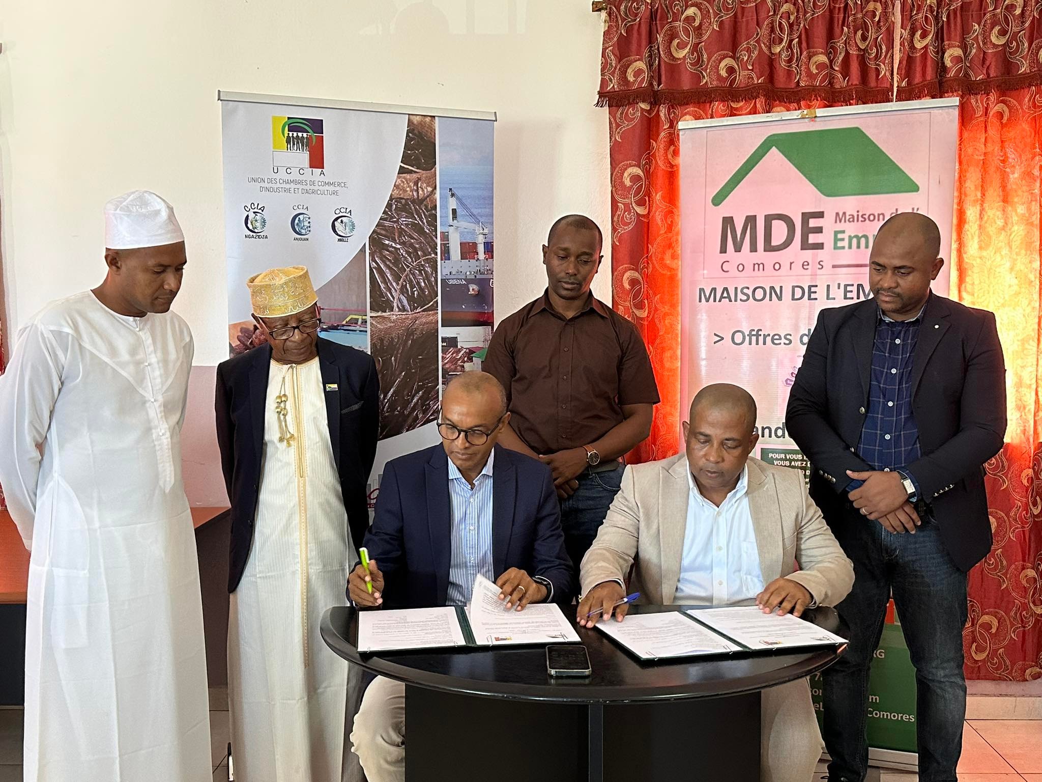 Emploi des jeunes :  L’UCCIA et la MDE s’engagent en faveur des jeunes