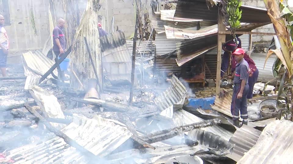Une habitation partie en fumée à Fomboni