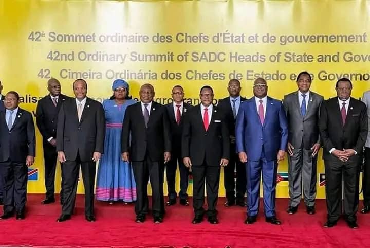 42e sommet des Chefs d’Etat et de Gouvernement de la SADC  « Promouvoir l'industrialisation pour une croissance économique durable »