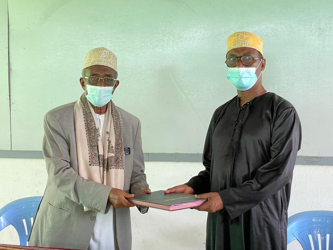image Appui à la lutte anti-Covid-19: Signature d’une convention entre le Collège des sages et le PNUD