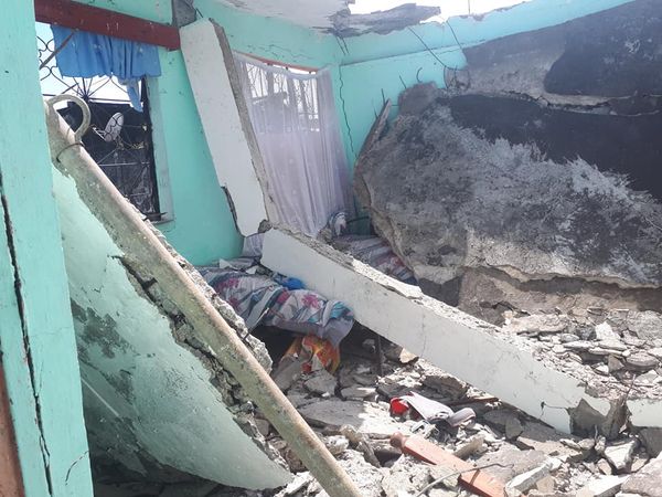 image Une maison écroulée dans l’ancienne médina de Mutsamudu