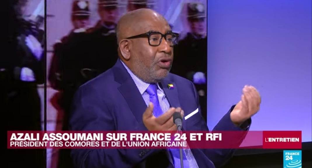 Azali sur France 24: Le chef de l’Etat comorien remet la France devant ses responsabilités