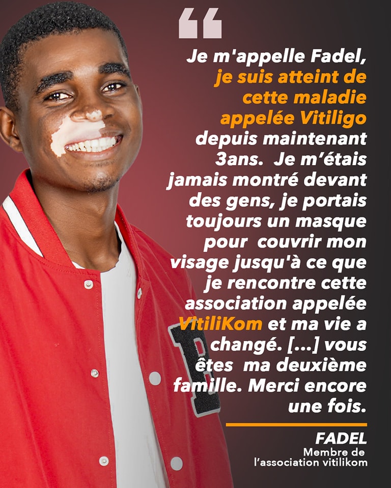 image Vitilikom pour soutenir les personnes atteintes du vitiligo