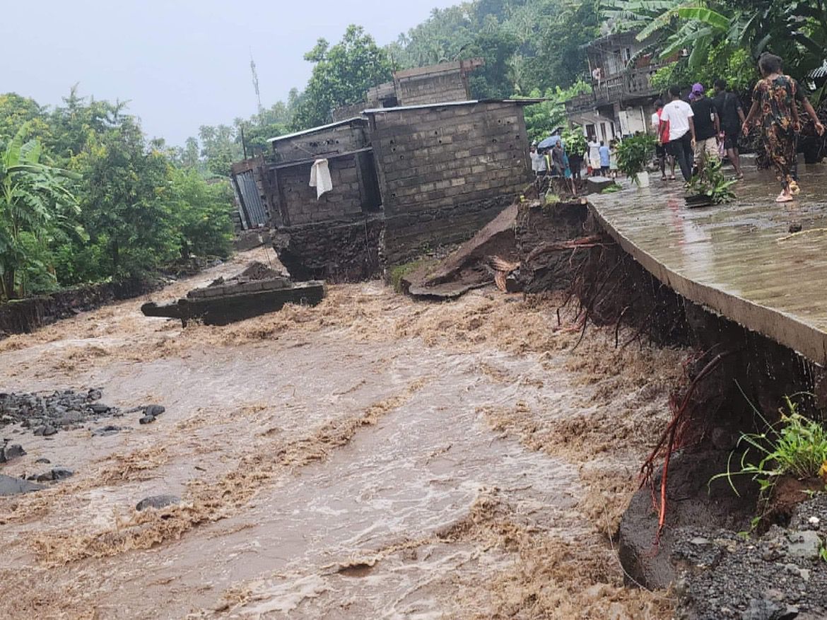 image Intempéries :  Plusieurs villages sous les eaux