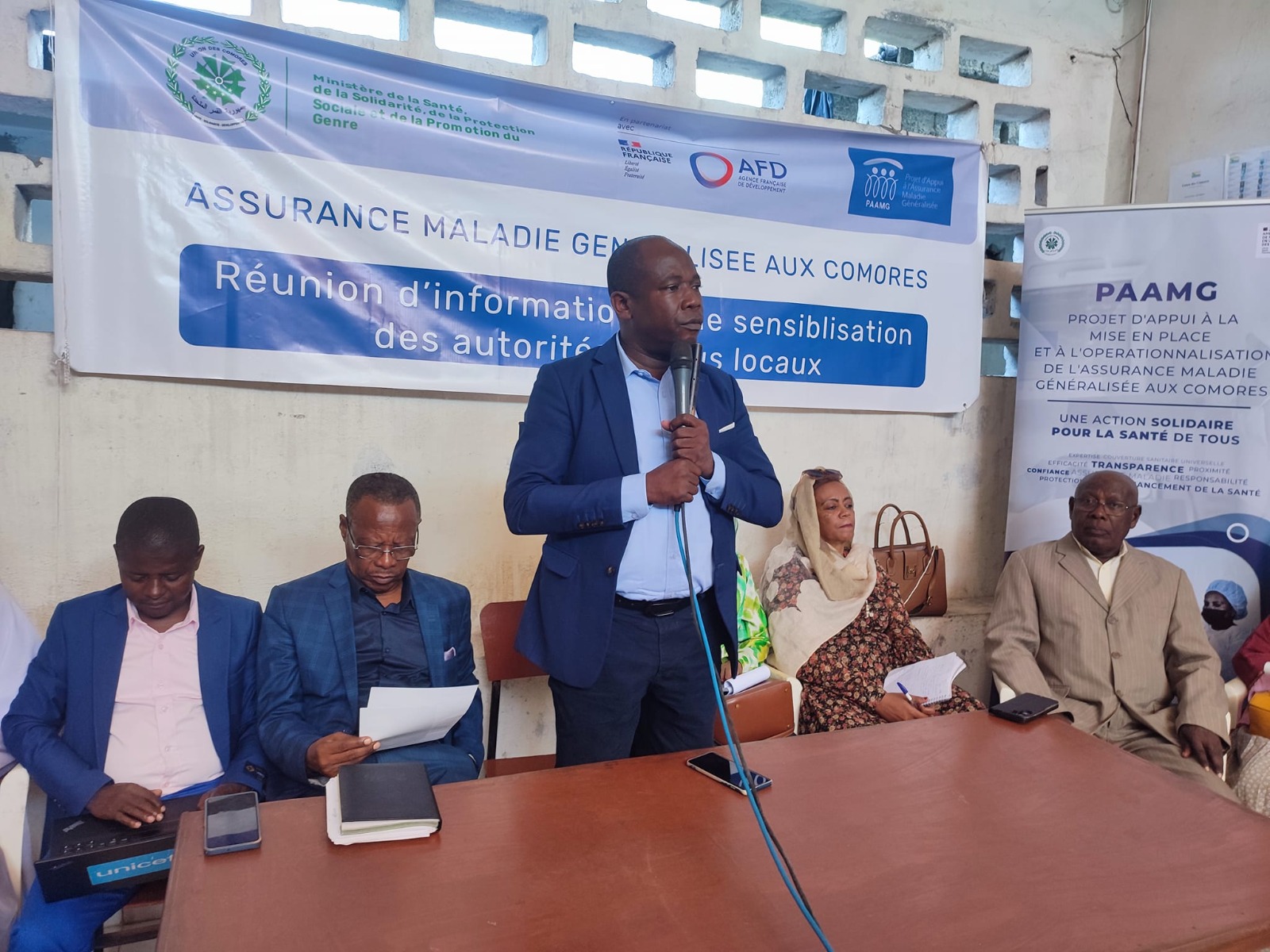 image Mise en place d’une Assurance Maladie Généralisée: Une délégation du ministère de la santé sensibilise le Hamahamet