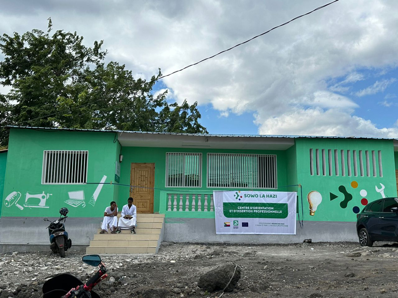 image Centre d'Orientation et d'Insertion professionnelle : Sowo la Hazi inaugure son local à Moroni