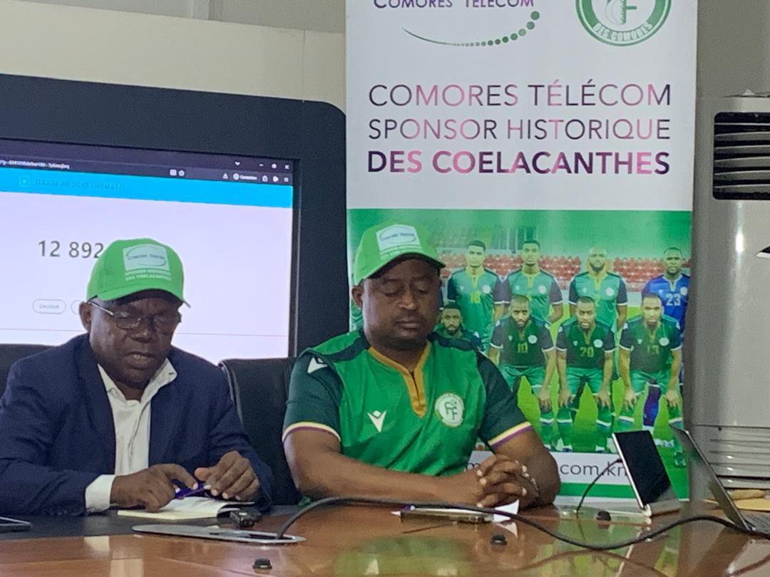 image CAN 2025 :  Raoudhoi et Himidi se rendront au Maroc aux frais de Comores Telecom