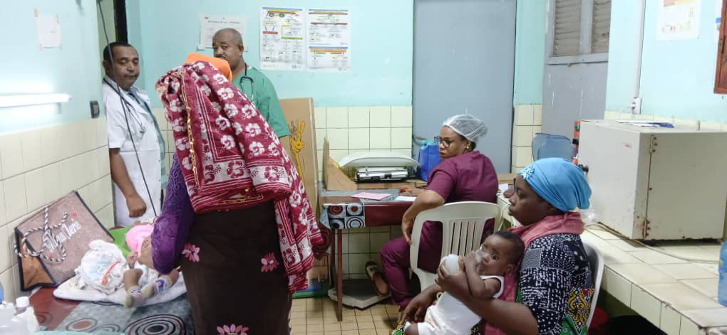 image Pédiatrie de Hombo : Des conditions de prise en charge éprouvantes en pleine épidémie de bronchiolite