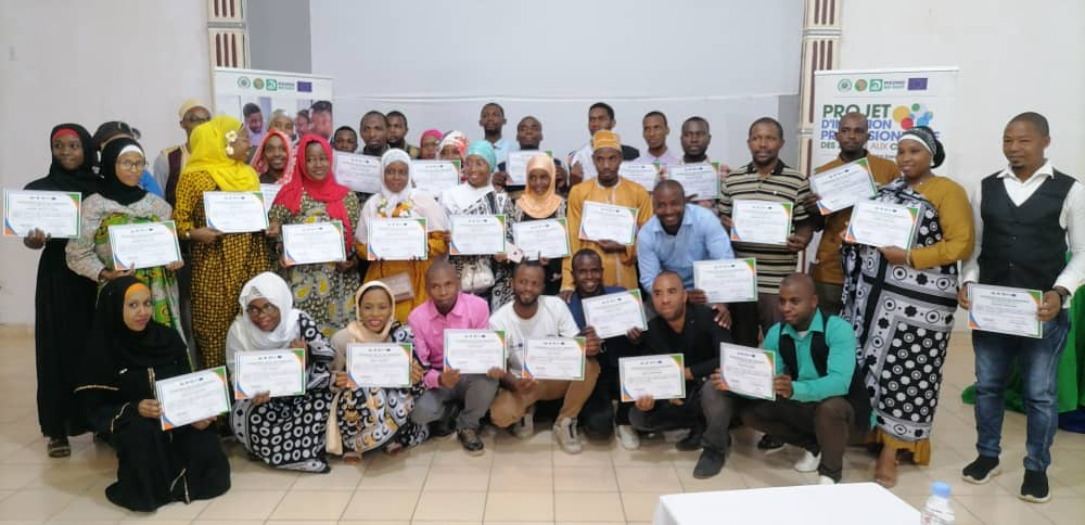 image Insertion professionnelle : 50 jeunes d’Anjouan reçoivent leurs attestations