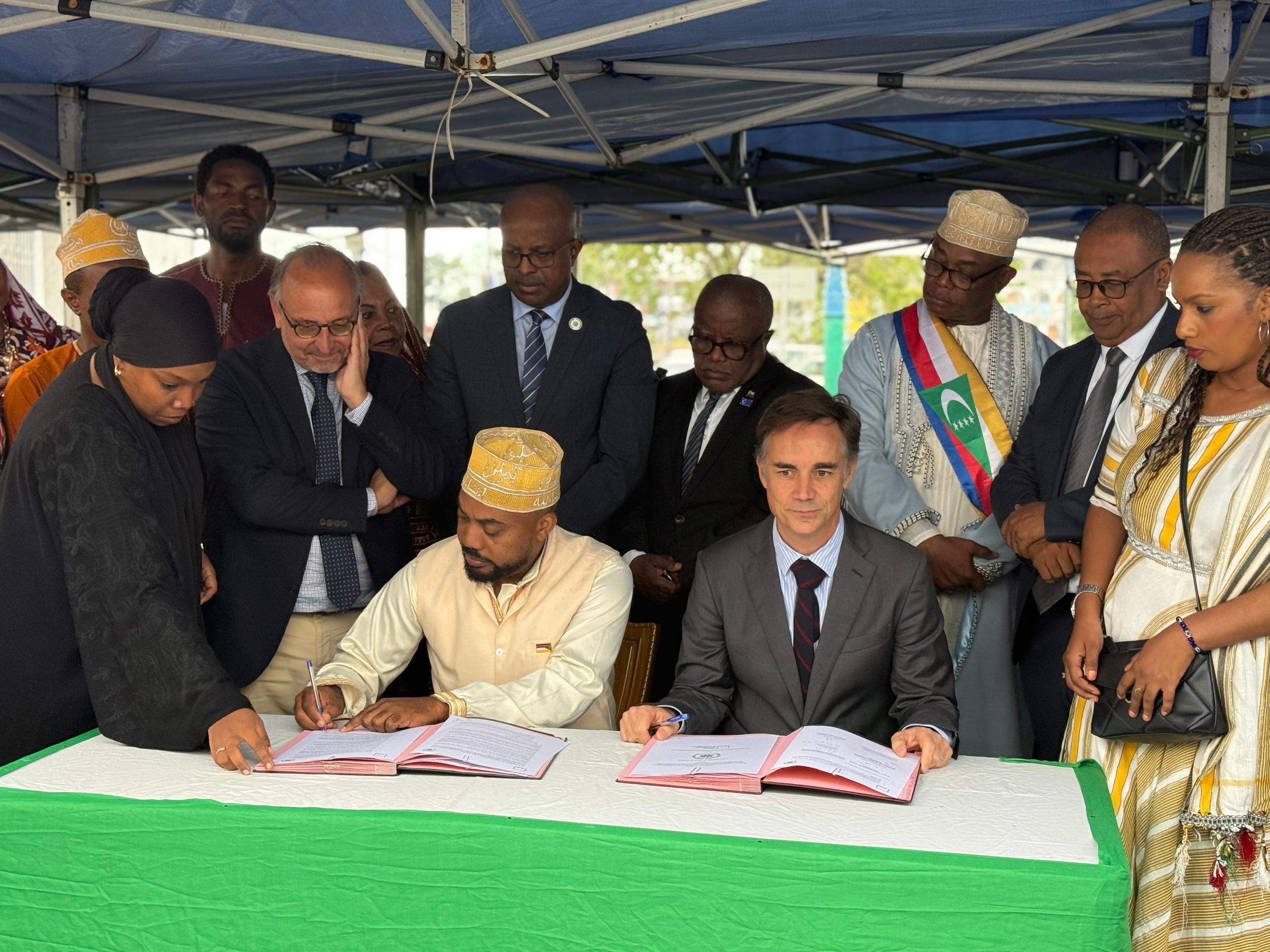 image Patrimoine culturel :  ALIPH et la Mairie de Moroni signent une convention