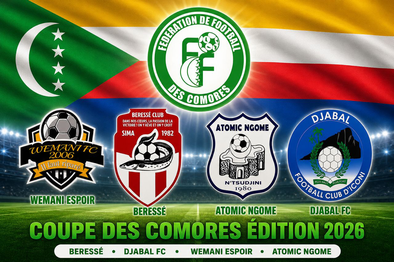 image Football, Coupe des Comores : Quatre clubs alignés sur la ligne de départ