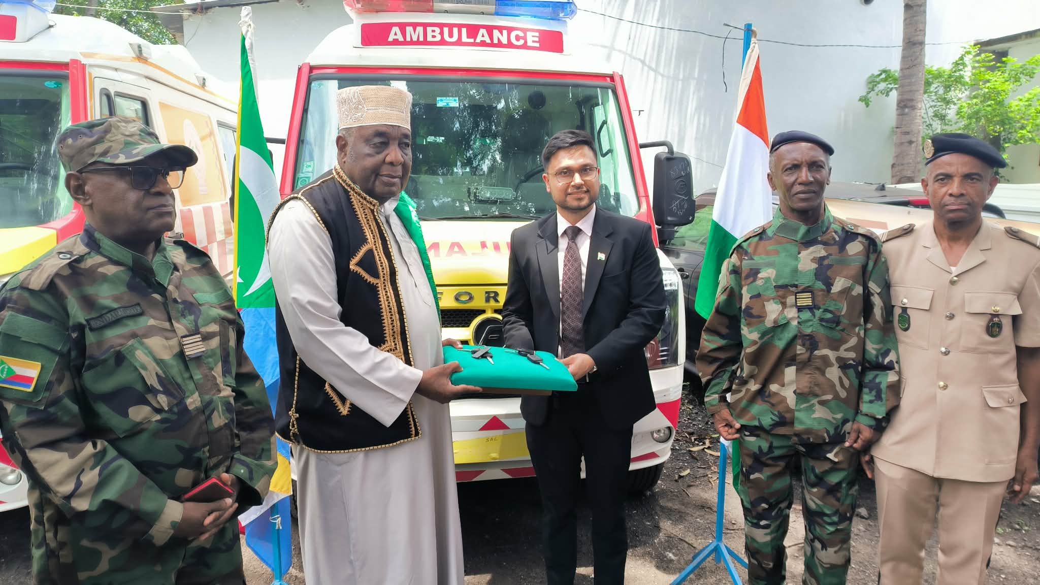 image Coopération Inde-Comores: New Delhi remet un soutien médical et logistique à l’AND