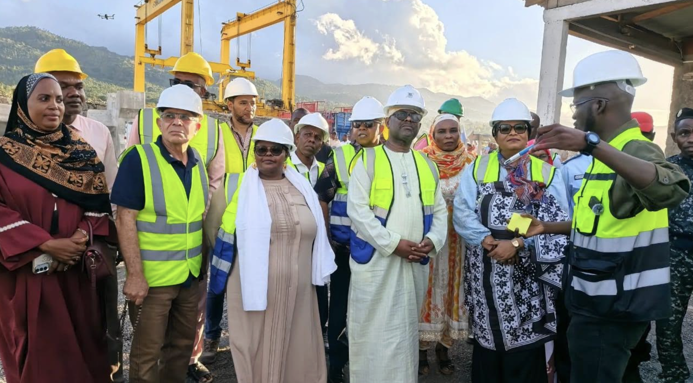 Port de Boingoma Les autorités rassurent sur la qualité des travaux