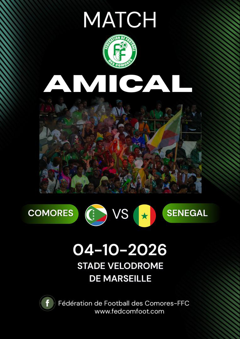 image Match international :  Un Sénégal - Comores au stade Vélodrome