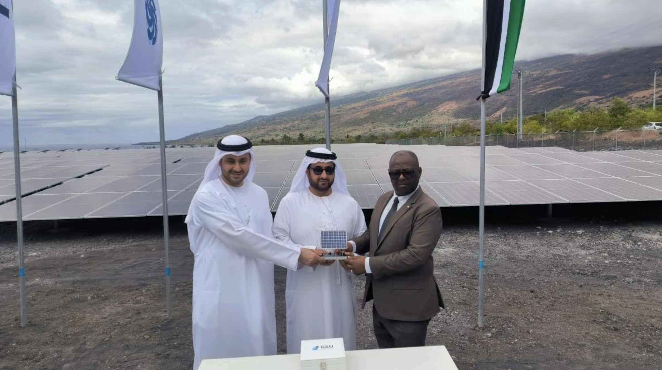 Energie :  La centrale solaire de Oichili officiellement inaugurée