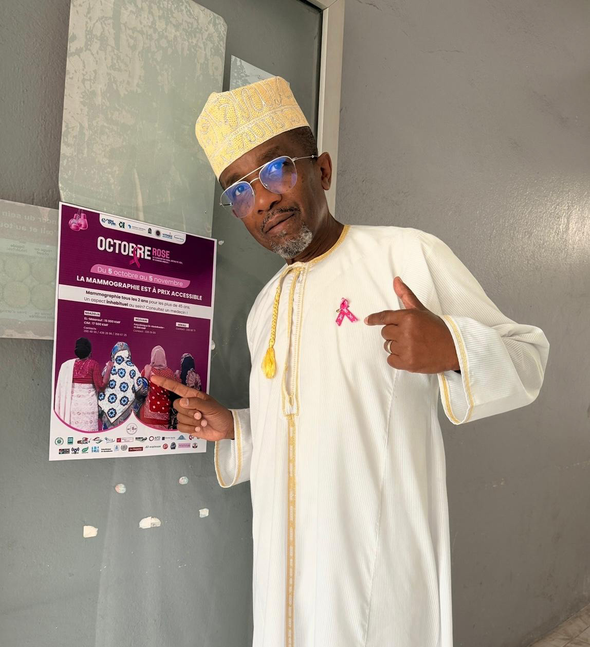image Lutte contre les cancers féminins Abderemane Saïd Cheik : « M'engager auprès des femmes pour cette cause, c'est prendre ma part de responsabilité »