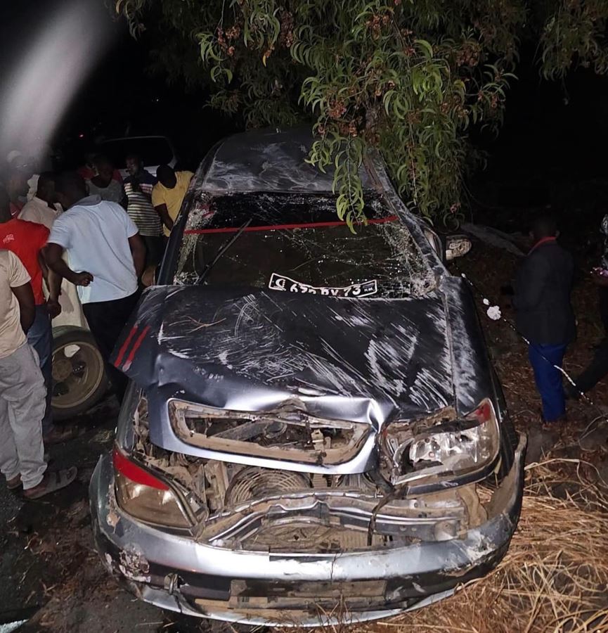 Grave accident à Chomoni :  Une jeune femme grièvement blessée