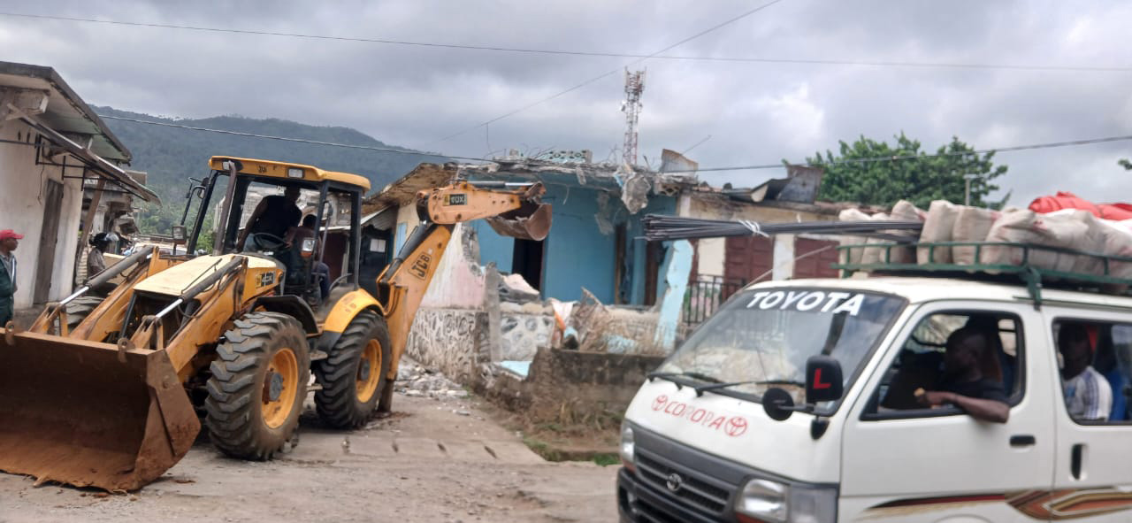 Justice-Fomboni :  La maison de Ba Moumine démolie