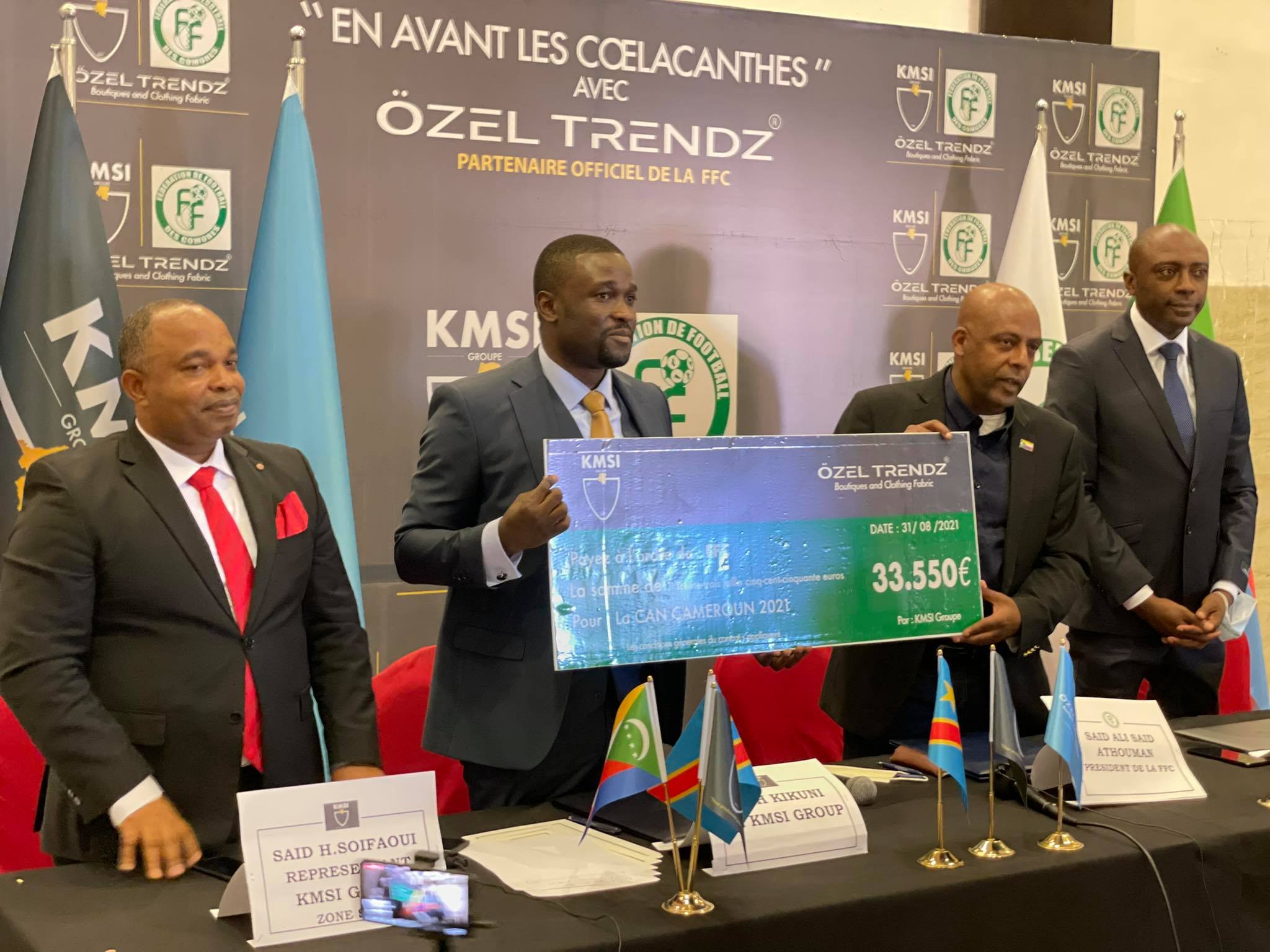 image Özel Trendz, habilleur des Cœlacanthes des Comores à la CAN 2021