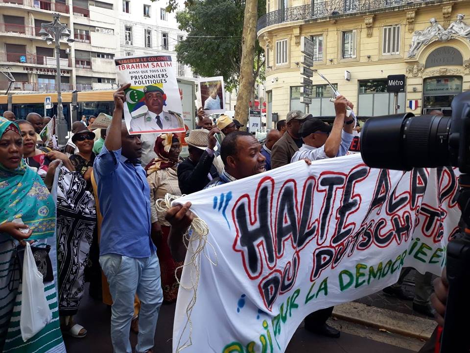 image Manifestation à Marseille / Les Comoriens de Marseille exigent la libération des détenus politiques