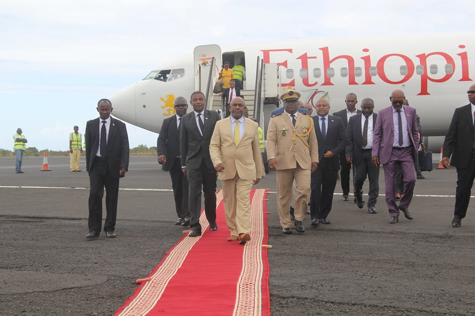 image Le Président de la République est de retour au pays !