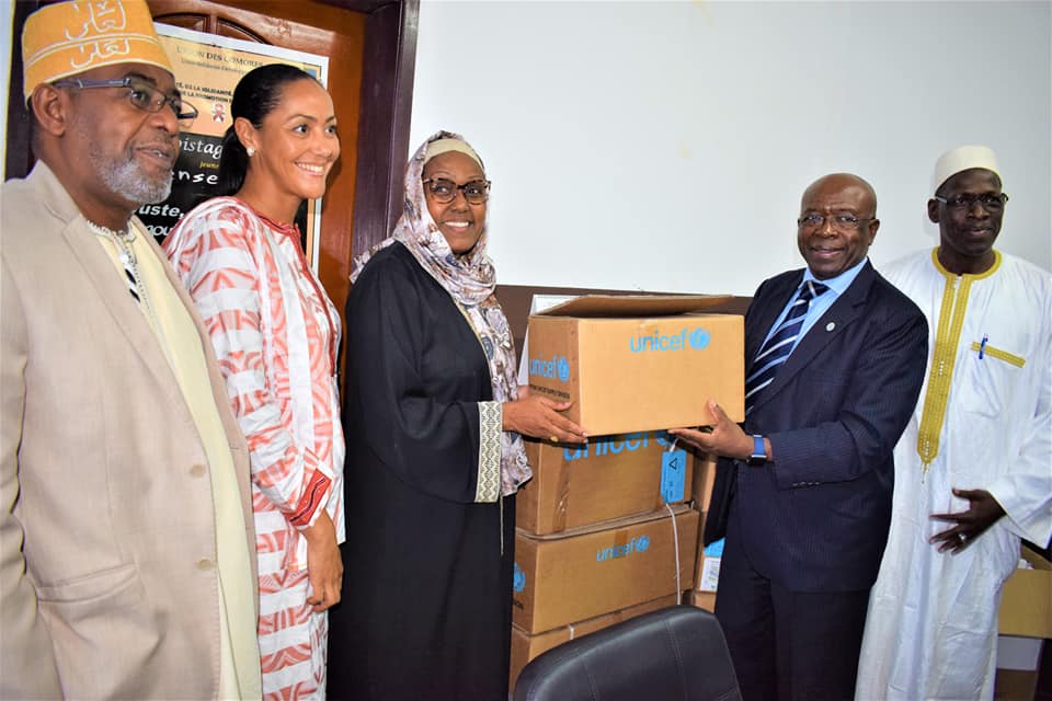 image Santé publique / L’Unicef remet des kits médicaux et néonataux pour les CHR de Foumbouni et de Mitsamiouli