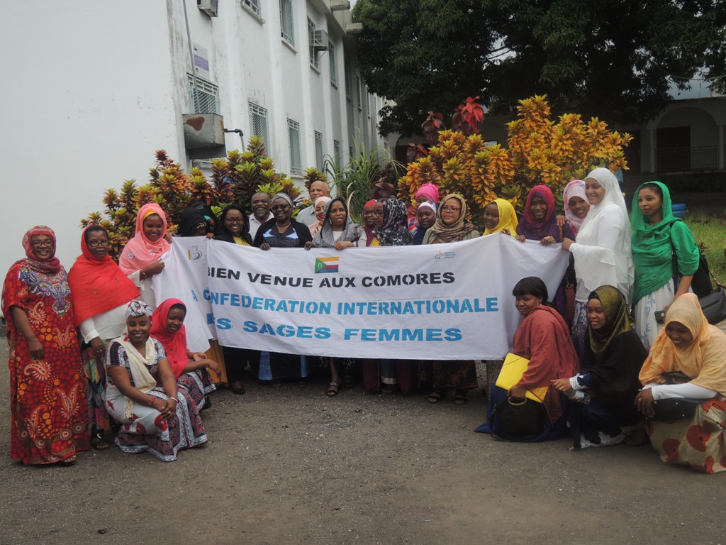 image Formation des sages-femmes comoriennes / Les Comores veulent adhérer à l’ICM