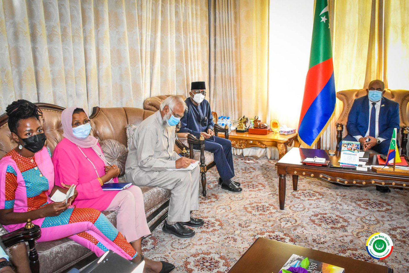 image Dialogue national: Azali Assoumani a reçu le commissaire de l’UA