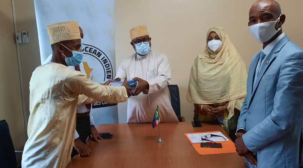 image Les nouveaux codes du droit Ohada remis au ministre de la justice