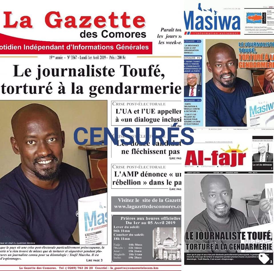 Médias « Les journalistes et les médias ne sont pas les responsables de la crise » selon RSF