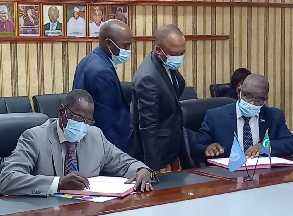 image Coopération Comores/SNU : Signature des plans de travail annuels 2021 entre l’ONU et les Comores