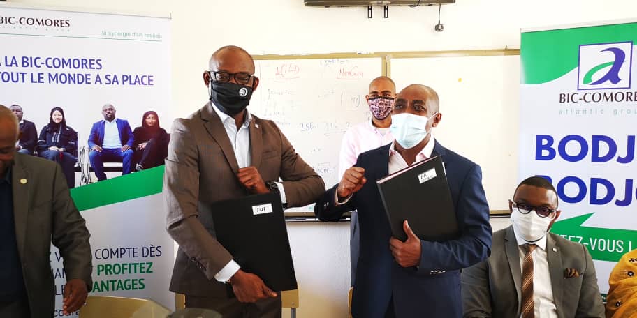 image Insertion professionnelle L’IUT et la BIC-Comores signent un partenariat
