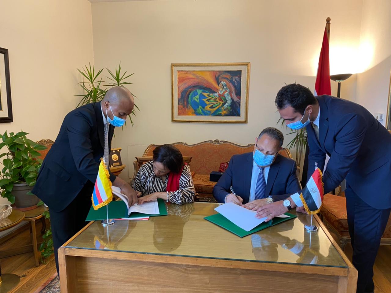 image Signature d’un accord de partenariat avec l’Agence Egyptienne de partenariat pour le Développement (EAPD)