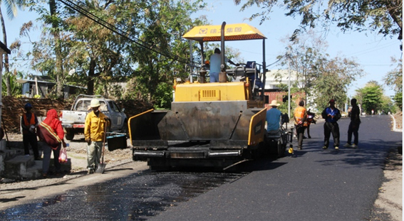 image Route Hahaya –Galawa  / 90% des travaux déjà réalisés