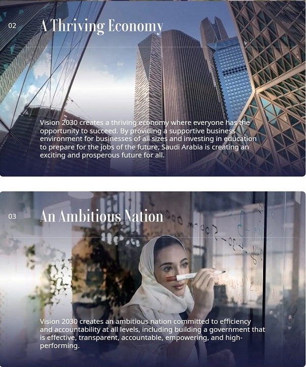 image Vision de l'Arabie Saoudite à l’horizon 2030:  Plus de 70% de réalisations