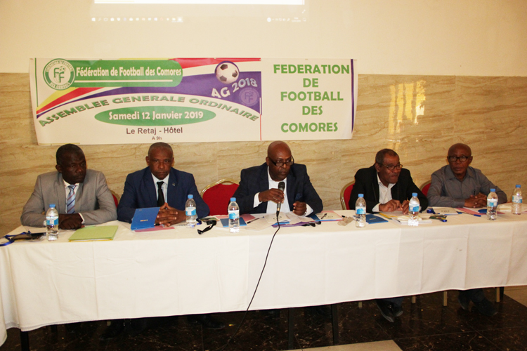 image AG ordinaire de la Fédération de Football des Comores (Ffc) Double bilan adopté par une vive acclamation