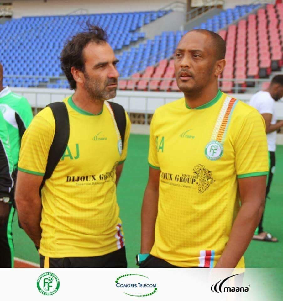 image Football : Championnat d'Afrique des Nations Amir le coach national présent au duel «Comores # Namibie»